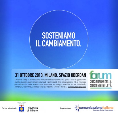 FORUM DELLA SOSTENIBILITÀ 2013