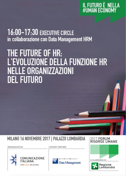 THE FUTURE OF HR: L'EVOLUZIONE DELLA FUNZIONE HR NELLE ORGANIZZAZIONI DEL FUTURO.