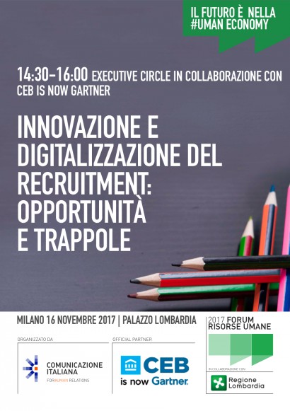 INNOVAZIONE E DIGITALIZZAZIONE DEL RECRUITMENT: OPPORTUNITÀ E TRAPPOLE