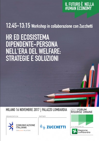 HR ED ECOSISTEMA DIPENDENTE-PERSONA NELL’ERA DEL WELFARE: STRATEGIE E SOLUZIONI