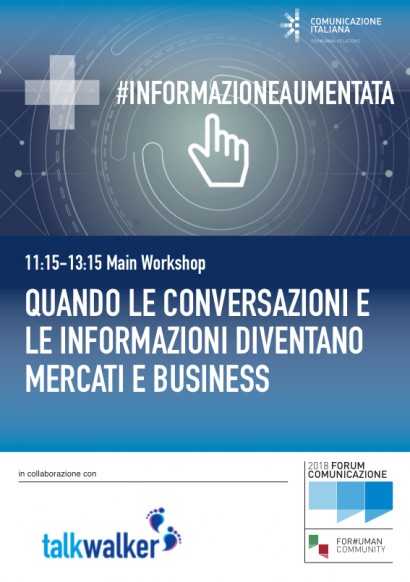 Main Workshop #INFORMAZIONEAUMENTATA