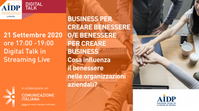 Business per creare benessere o/e benessere per creare business