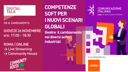 Digital Talk | Competenze soft per i nuovi scenari globali